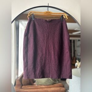 SANDWHICH_ | burgundy wool pencil skirt | size small